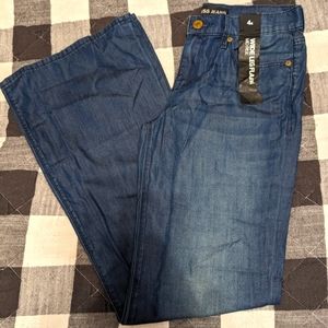 Express wide leg flare jeans 4